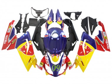 Venta Carenados Moto Aprilia RS125 2006-2011 - Amarillo Azul Oscuro Rojo Bull