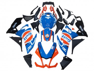 Venta Carenados Moto Aprilia RS4 50 125 2012-2018 - Blanco Azul Naranja Negro Brillante Gulf
