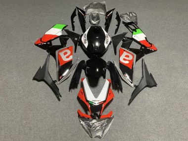 Venta Carenados Moto Aprilia RS4 50 125 2012-2018 - Blanco Verde Rojo Negro Brillante