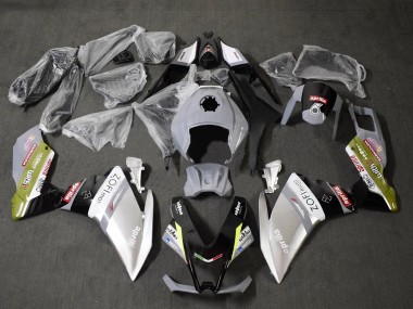 Venta Carenados Moto Aprilia RS4 50 125 2012-2018 - Blanco Plata Gris Negro