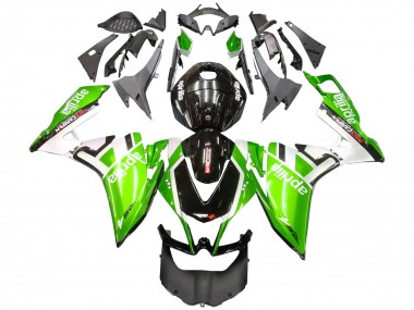Venta Carenados Moto Aprilia RS4 50 125 2012-2018 - Blanco Verde Negro Brillante