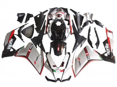 Venta Carenados Moto Aprilia RS4 50 125 2012-2018 - Plata Rojo Negro Brillante