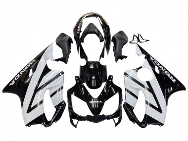 Venta Carenados Moto Honda CBR600 F4i 2004-2007 - Blanco Negro Brillante