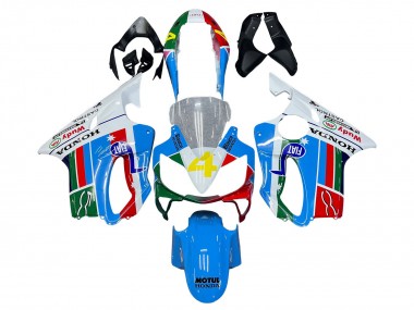 Venta Carenados Moto Honda CBR600 F4i 2004-2007 - Blanco Azul Verde Rojo