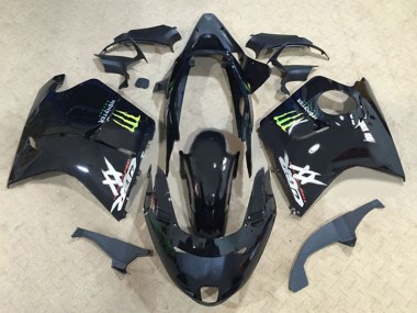 Venta Carenados Moto Honda CBR1100XX Blackbird 1996-2007 - Negro Brillante Verde Monstruo
