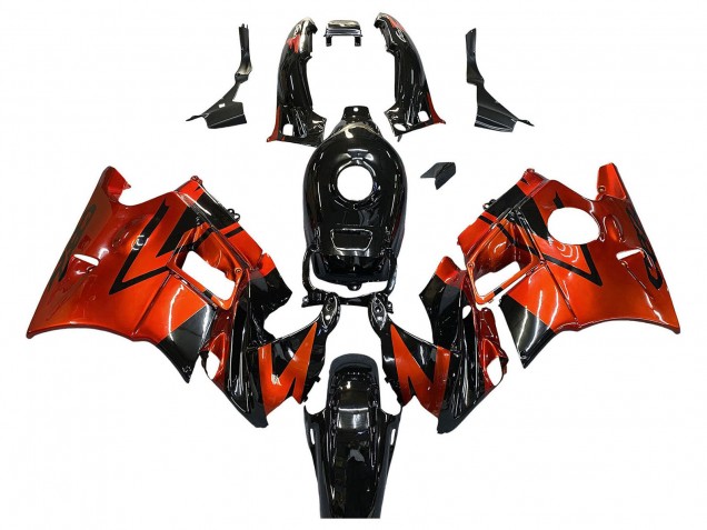 Venta Carenados Moto Honda CBR600 F2 1991-1994 - Naranja Negro Brillante