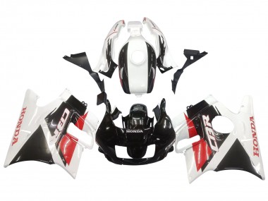 Venta Carenados Moto Honda CBR600 F2 1991-1994 - Blanco Rojo Negro Brillante