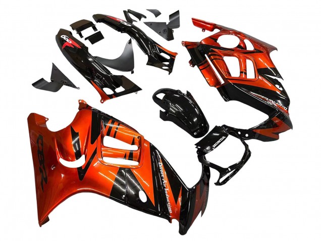 Venta Carenados Moto Honda CBR600 F3 1995-1996 - Naranja Negro Brillante