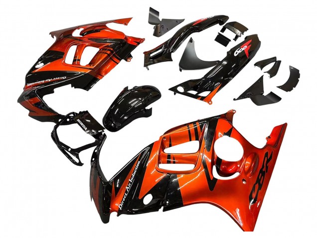 Venta Carenados Moto Honda CBR600 F3 1995-1996 - Naranja Negro Brillante