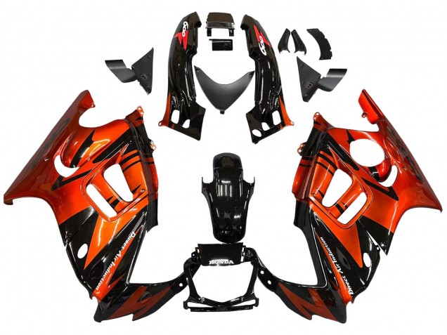 Venta Carenados Moto Honda CBR600 F3 1995-1996 - Naranja Negro Brillante