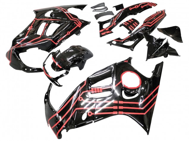 Venta Kits Carenado Moto Honda CBR600 F3 1997-1998 - Rojo Negro Brillante