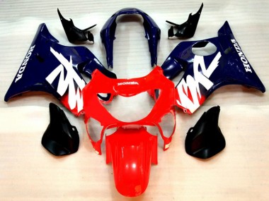 Venta Carenados Moto Honda CBR600 F4 1999-2000 - Rojo Azul Oscuro Púrpura