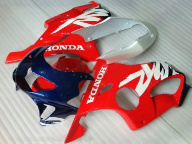 Venta Carenados Moto Honda CBR600 F4 1999-2000 - Blanco Rojo Azul Oscuro