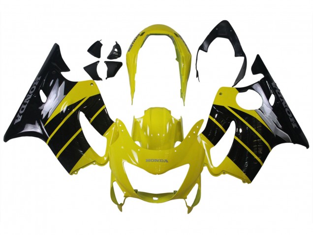 Venta Carenados Moto Honda CBR600 F4 1999-2000 - Amarillo Negro Brillante