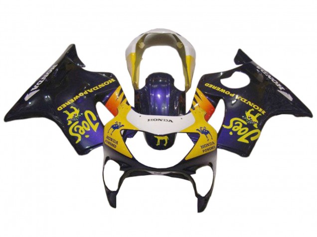 Venta Carenados Moto Honda CBR600 F4 1999-2000 - Blanco Amarillo Negro Brillante Joes