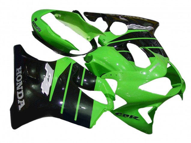 Venta Carenados Moto Honda CBR600 F4 1999-2000 - Verde Negro Brillante