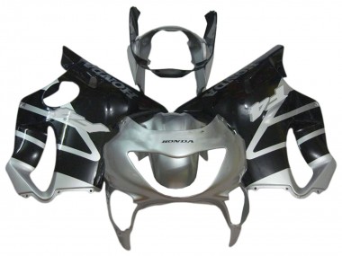 Venta Carenados Moto Honda CBR600 F4 1999-2000 - Plata Negro Brillante