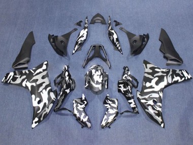 Venta Carenados Moto Honda CBR600F 2011-2013 - Negro Blanco Camouflage