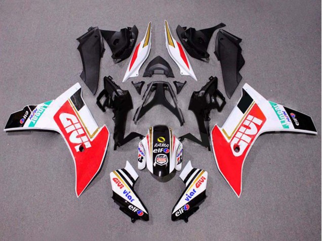 Venta Carenados Moto Honda CBR600F 2011-2013 - Blanco Rojo Oro Negro Brillante Givi