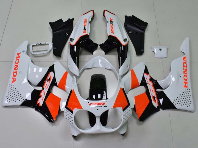 Venta Carenados Moto Honda CBR900RR 893 1992-1993 - Blanco Naranja Negro Brillante