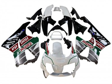 Venta Carenados Moto Honda CBR900RR 893 1996-1997 - Blanco Verde Gris Negro Brillante Castrol