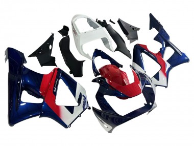 Venta Carenado Moto Honda CBR900RR 929 2000-2001 - Blanco Rojo Azul