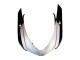 Venta Carenados Moto Ducati 848 2007-2014 - Blanco Rosa Negro Brillante Connie