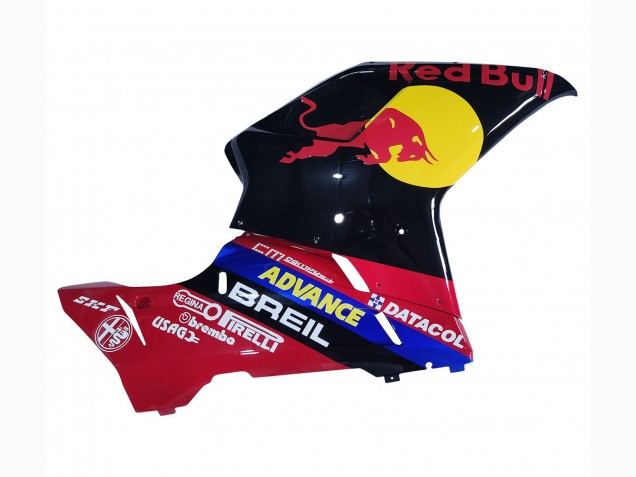Venta Carenados Moto Ducati 848/1098/1198 2007-2014 - Negro Brillante Amarillo Azul Rojo Bull
