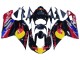 Venta Carenados Moto Ducati 848/1098/1198 2007-2014 - Negro Brillante Amarillo Azul Rojo Bull