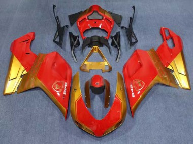 Venta Carenados Moto Ducati 848 2007-2014 - Rojo Oro