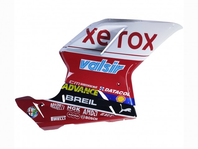 Venta Carenados Moto Ducati 848/1098/1198 2007-2014 - Blanco Rojo Negro Brillante Valsir Xerox