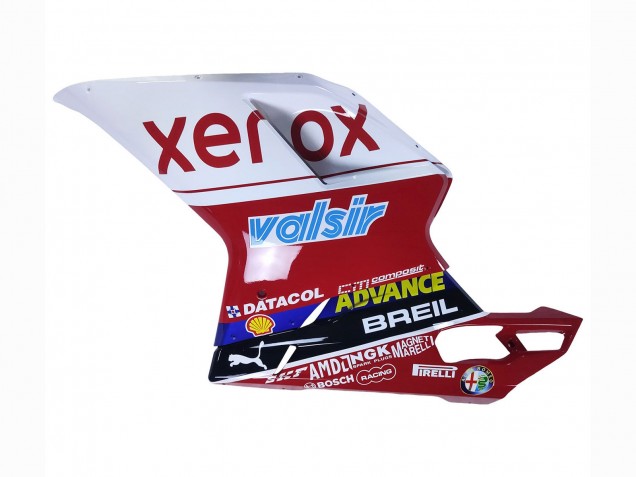 Venta Carenados Moto Ducati 848/1098/1198 2007-2014 - Blanco Rojo Negro Brillante Valsir Xerox