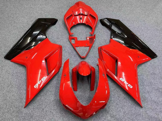 Venta Carenados Moto Ducati 848 2007-2014 - Rojo Negro Brillante