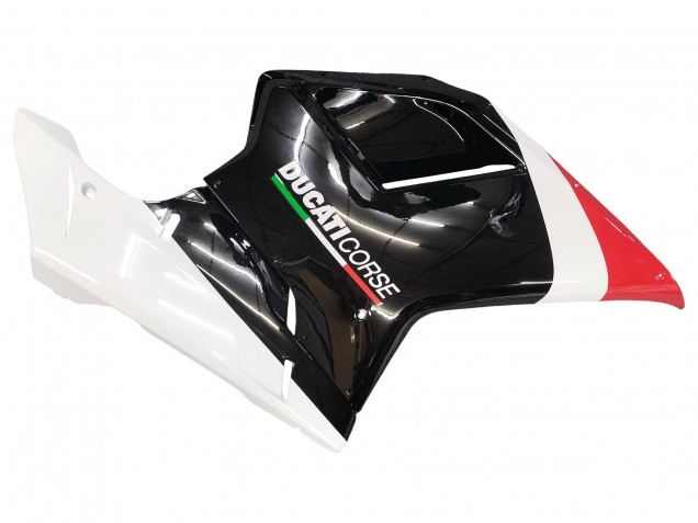 Venta Carenados Moto Ducati 848/1098/1198 2007-2014 - Blanco Rojo Negro Brillante