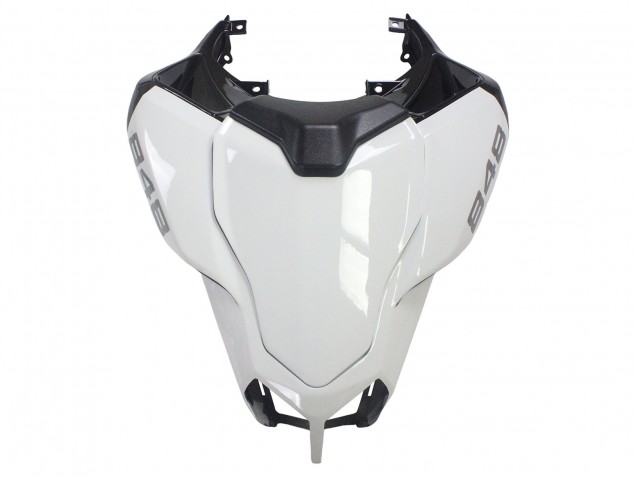 Venta Carenados Moto Ducati 848/1098/1198 2007-2014 - Blanco Negro Brillante Corse