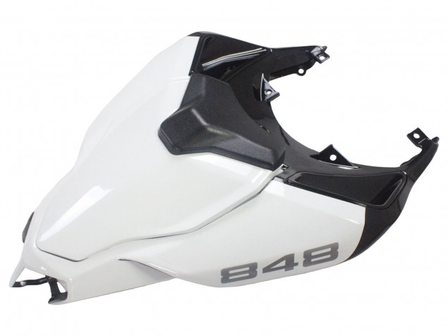 Venta Carenados Moto Ducati 848/1098/1198 2007-2014 - Blanco Negro Brillante Corse