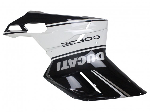 Venta Carenados Moto Ducati 848/1098/1198 2007-2014 - Blanco Negro Brillante Corse
