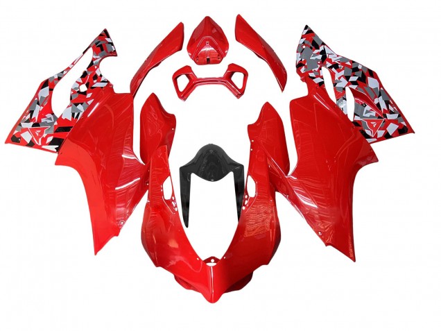 Venta Carenado Moto Ducati Panigale 899/1199 2011-2014 - Rojo Gris Negro