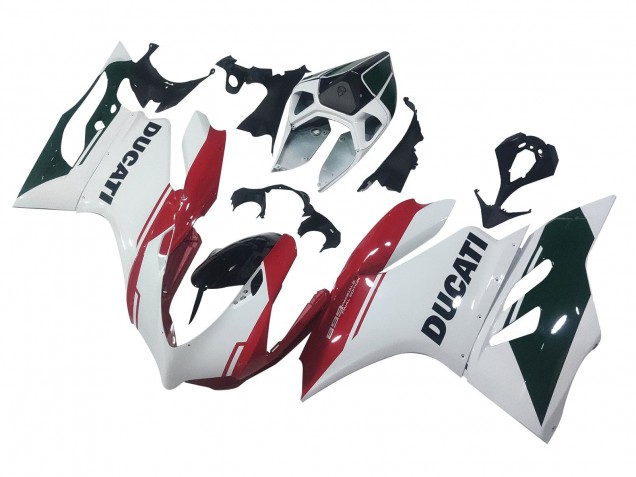 Venta Carenados Moto Ducati Panigale 899 2011-2014 - Blanco Rojo Negro Brillante