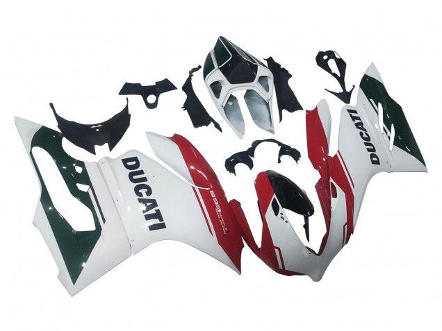 Venta Carenados Moto Ducati Panigale 899 2011-2014 - Blanco Rojo Negro Brillante