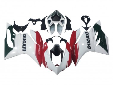 Venta Carenados Moto Ducati Panigale 899 2011-2014 - Blanco Rojo Negro Brillante