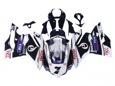 Venta Carenados Moto Ducati Panigale 899/1199 2011-2014 - Blanco Negro Azul Fiamm Ficc 7