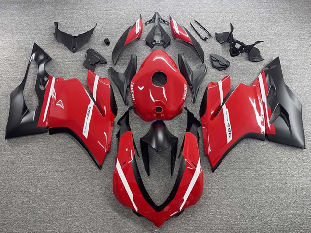 Venta Carenados Moto Ducati 959 2015-2020 - Rojo Negro Mate