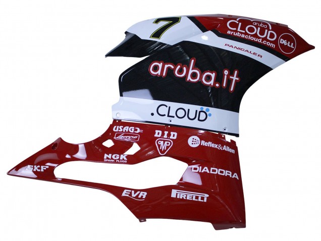 Venta Carenados Moto Ducati 959/1299 2015-2020 - Blanco Rojo Negro Aruba 7