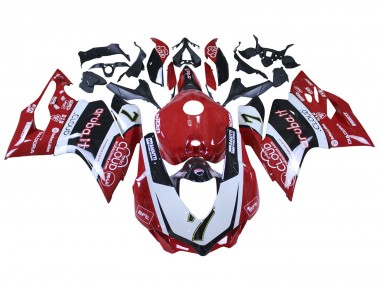 Venta Carenados Moto Ducati 959/1299 2015-2020 - Blanco Rojo Negro Aruba 7
