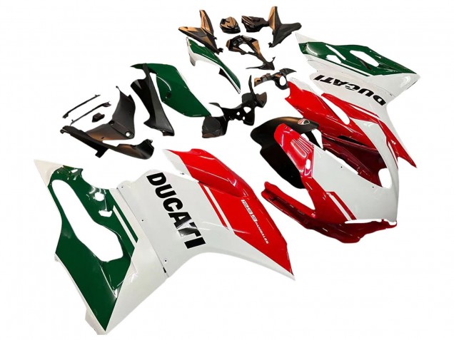 Venta Carenados Moto Ducati 1299 2015-2020 - Blanco Rojo Verde Negro Mate