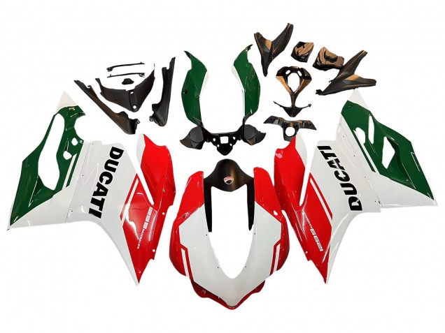 Venta Carenados Moto Ducati 1299 2015-2020 - Blanco Rojo Verde Negro Mate