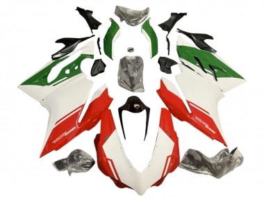 Venta Carenados Moto Ducati 959 2015-2020 - Blanco Rojo Verde