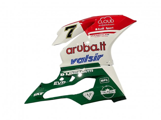 Venta Carenados Moto Ducati 959/1299 2015-2020 - Blanco Rojo Verde Valsir Fiamm 7