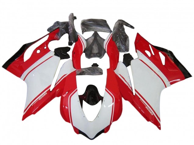 Venta Kits Carenado Moto Ducati 959 2015-2020 - Blanco Rojo Negro Brillante